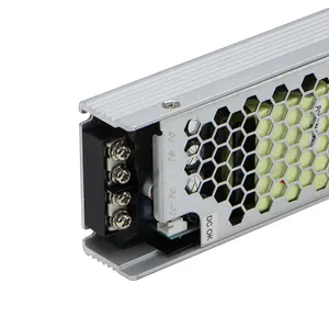 Meanwell แหล่งจ่ายไฟ UHP-200-55การออกแบบที่บางเฉียบด้วย DC OK สัญญาณที่ใช้งาน SMPS สำหรับแอพพลิเคชั่น LED