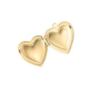 Etelleza Photo Locket Necklaces Stainless Steel Fine Jewelry Fashion Jewelry Heart-shaped Necklaces for Women