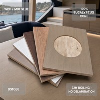 Contreplaqué mélaminé design moderne 4x8 18mm E0 résistant à l'eau, contreplaqué marin de première qualité pour meubles de yacht et bord de mer