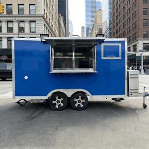 Kiosque mobile de rue, chariot à snacks entièrement équipé, camion de restauration en fibre de verre avec service de bonbons - Product Image 3