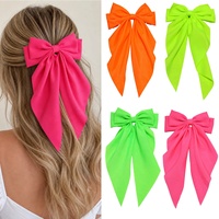 Pinces à cheveux Daou en forme de grand nœud, couleurs unies personnalisables, accessoire capillaire durable de haute qualité pour femmes et filles