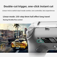 Manette de jeu multiplateforme éco-responsable AOLION ForSwitch2 avec éclairage, double vibration, joystick 2.4G et programmation de macros