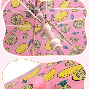 Adult Manual Windproof Travel Umbrella Personalized Custom Logo Wholesale 19inch Cute Pattern - Product Image 3
