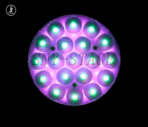 <span class=keywords><strong>Martin</strong></span> Mac Aura 19x15W Rgbw 4in1 Leds Zoom Wash Stage Par Luces Led Wash Luz con cabezal móvil para Dj Bar Disco - Product Image 2