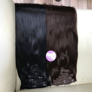 Échantillon gratuit, extensions de cheveux lisses de couleur naturelle, 100 ciento humain naturel inde - Product Image 4