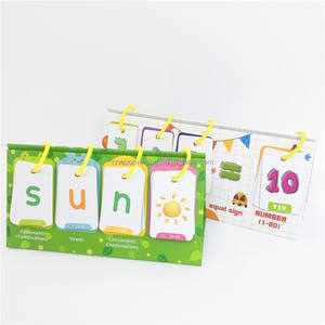 Conception <span class=keywords><strong>de</strong></span> taille <span class=keywords><strong>de</strong></span> papier personnalisé <span class=keywords><strong>maternelle</strong></span> mathématiques arithmétique apprentissage enfants enfant éducatif Flip Flash cartes Flashcards <span class=keywords><strong>jeu</strong></span> - Product Image 6