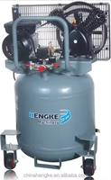 Compresseur d'air silencieux spécial dentaire 1,5 CV 80 L 220 V pour clinique médicale et laboratoire (atomisation)
