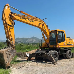 Alta calidad Corea utilizó Hyundai 210W-7 -9 21Ton excavadora de ruedas construcción maquinaria de segunda mano de China - Product Image 1