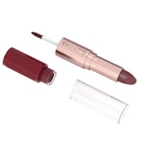 Crayon contour des lèvres 2-en-1 marron rose nude miroir liquide, dégradé effilé, waterproof, mat, sexy