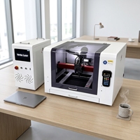 Système Au3Tech 1200W, découpeuse laser à fibre portable de bureau 4040, performance de coupe optimisée pour les bijoux et les quincailleries