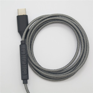 Câble audio numérique de type C, 120 cm, en nylon, avec commande pour QC25 QC35 Y40 Y50 Y45 - Product Image 1