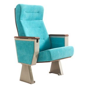 Asiento para sala <span class=keywords><strong>de</strong></span> cine en color azul <span class=keywords><strong>Lago</strong></span>, silla plegable con patas <span class=keywords><strong>de</strong></span> metal sólido, muebles <span class=keywords><strong>de</strong></span> teatro duraderos, sillas <span class=keywords><strong>de</strong></span> Conferencia - Product Image 3