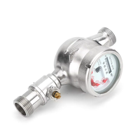 Compteur d'eau intelligent avec vanne en acier inoxydable Protection RS485 IP68 Lecture à distance personnalisable OEM