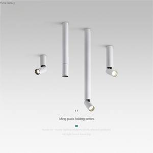 Spot LED de plafond intérieur sur rail en aluminium, orientable à 120 degrés, 7W 12W, IP65, découpe de surface 90mm, design moderne - Product Image 2