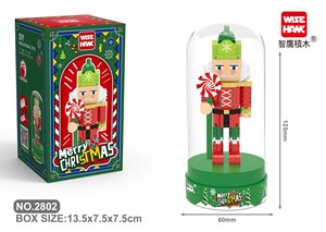 Wisehawk Mini schiaccianoci Cartoon Action figure di plastica Micro blocchi da costruzione Set di giocattoli educativi per bambini