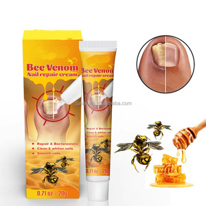 Crème réparatrice pour ongles antifongique au <span class=keywords><strong>venin</strong></span> d'abeille efficace Pommade de soin des ongles des pieds 20g - Product Image 1
