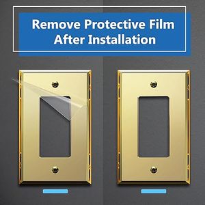 Tấm chuyển đổi ánh sáng, Nắp ổ cắm plexiglass, kính acrylic, quá khổ 1 băng 5.25 "x 3.44", LWP-31O-ARG, vàng hồng tùy chỉnh - Product Image 5