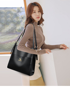 Nuevo Bolso Bandolera de Moda, Gran Capacidad, de Cuero Suave, Bolso de Mano para Mujer, Diseño de Lujo - Product Image 2