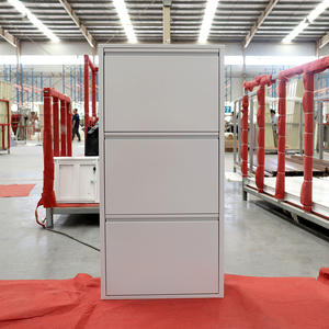 Étagère de rangement murale en acier, design <span class=keywords><strong>suspendu</strong></span> extérieur, style chinois, ultra-mince, moderne, en métal, pour chaussures - Product Image 2