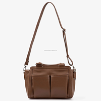 Sac à main en cuir haut de gamme pour couches fourre-tout et porte-gobelet pour couches avec bandoulière convertible pour poussette