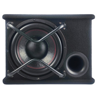 Kabinet Kayu Pasif Berventilasi OEM 12-Inci 600W RMS Dual Coil Kotak Speaker Bass Mobil Subwoofer Peningkat Suara