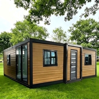 Maison conteneur pliable et extensible de style artisanal personnalisé avec panneaux métalliques sculptés pour usage agricole et résidentiel