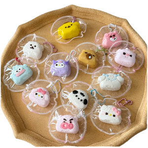 <b>Mini</b> Cute Animal Dumplings Squishy Toy Food-grade Silicone Soft Gooey Texture Stress Relief 5 to 7 Years Office <b>Desk</b> - Product Image 1