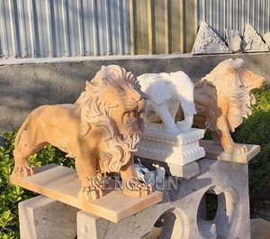 <span class=keywords><strong>Escultura</strong></span> <span class=keywords><strong>De</strong></span> León <span class=keywords><strong>de</strong></span> mármol Natural <span class=keywords><strong>de</strong></span> tamaño pequeño exterior Par <span class=keywords><strong>de</strong></span> Estatua <span class=keywords><strong>de</strong></span> león <span class=keywords><strong>de</strong></span> piedra - Product Image 4