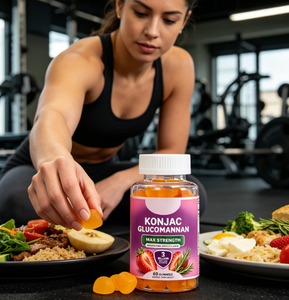 Gummies de Glucomannane de Konjac 60 unités |   Saveur Pomme Force Maximale avec 3 Milliards de UFC pour le Bien-être Quotidien - Product Image 3