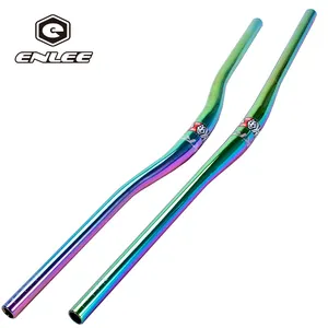 Enlee MTB bicicleta de manillar 31,8mm * 800mm soy XC DH abajo de arco iris, manillar de bicicleta