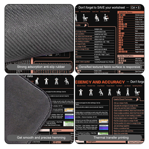 Alfombrilla de Ratón con Atajos de <span class=keywords><strong>Excel</strong></span> en Color Naranja - Alfombrilla de Ratón para Juegos Extra Grande XL con Hoja de Referencia de Funciones y Fórmulas | Antideslizante - Product Image 6