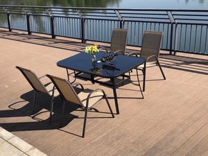 Ngoài trời Patio đồ nội thất kết hợp giải trí Gardens khách truy cập, wrought sắt ngoài trời Bàn và ghế vườn ghế và bảng - Product Image 2