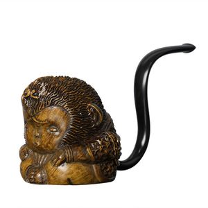 Muxiang Hand Carved Monkey Shape Briar Wood Pipe Tobacco Smoking Pipe For Men Gift - Product Image 5