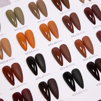 Fournisseur de vernis à ongles sur mesure ODM/OEM, marque privée, 24 couleurs, gel effet œil de chat cristal automne-hiver, LED, DIY, végan, non toxique, haute qualité
