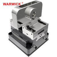 Étau pneumatique de précision WARWICK KSP2-100 100 mm à serrage rapide et auto-centrage pour le maintien d'objets