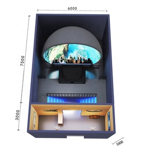 2025 7D Flying Cinema 9D Dome Theatre Naked-Eye Entretenimiento inmersivo para VR Flight <span class=keywords><strong>Simulator</strong></span> Material ABS - Product Image 1