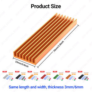 Disipador de Calor OEM de Aluminio para NVMe con Almohadilla Térmica y Papel Antipolvo para PS5 M2 2280 SSD, Disponible en Varios Modelos, 1 Año de Garantía - Product Image 4