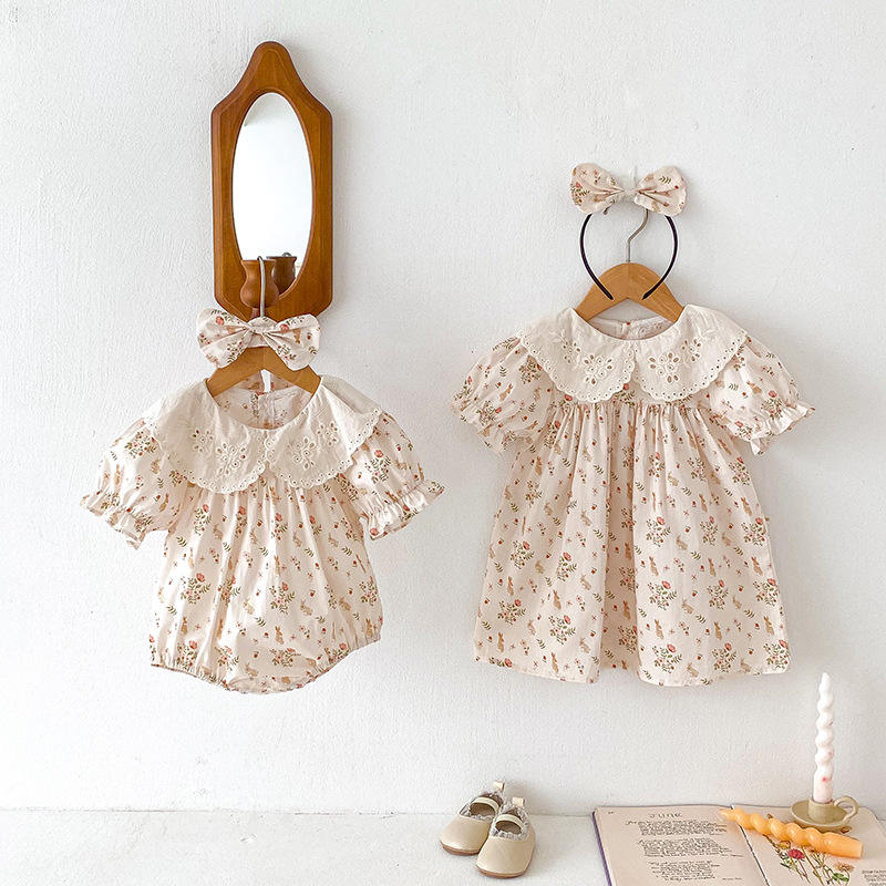 Kleding Pasgeboren Baby Zomer Pasgeboren Baby Baby Meisjes Romper