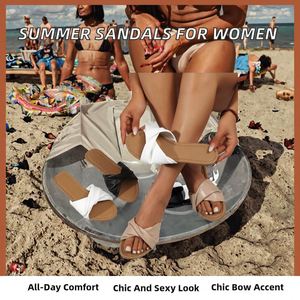 Sandales à lanières tendance pour femme, collection Printemps-Été 2025, sexy, respirantes, confortables, antidérapantes, légères, pour les vacances en plein air - Product Image 2