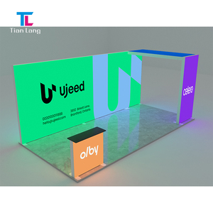 TianLang Seg 3*6 Rectangle LED Lightbox Stand d'exposition Stand de salon mural avec effets d'éclairage - Product Image 2