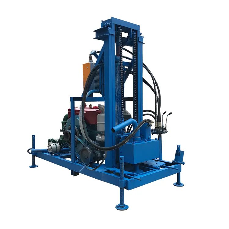 Drilling with mud pump drilling rig portable water well drilling machine