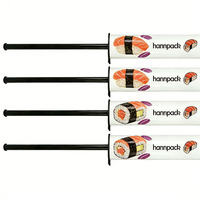 Envase de Sushi Ecológico Push Pop de 50mm y 60mm para Comer sin Enredos