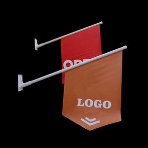 Bandera publicitaria de doble cara para pared, bandera personalizada para pared, bandera montada en pared. - Product Image 2