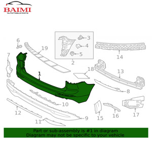 Paraurti Posteriore con 6 Fori per Sensori di Parcheggio per <span class=keywords><strong>XC60</strong></span> 2 2024 2025 40007604 in Plastica PP Montaggio Diretto - Product Image 4