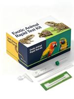 Prueba rápida veterinaria para la detección de Cryptosporidium en reptiles, para uso en el hogar.