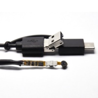 Módulo de cámara endoscopio USB de doble lente OEM 720P 30FPS con luz LED para inspecciones industriales y dispositivos médicos