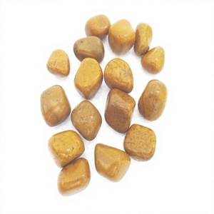 Pierre de jaspe camel sculptée à la main, style chakra, pierre roulée, agate naturelle, pierre semi-précieuse de guérison, artisanat - Product Image 1