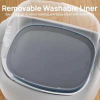 Litière Intelligente OEM Extra Large pour Chat avec Bac Ouvert Automatique, Fonction de Nettoyage Automatique par Télécommande, Facile à Nettoyer, Fournitures pour Animaux de Compagnie