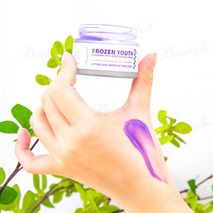 Crema Facial Antienvejecimiento con Frutas: Arándanos, Mango, Melocotón, Kiwi y Perilla, Loción Natural para el Cuidado de la Piel, Hidratante y Blanqueadora - Product Image 3