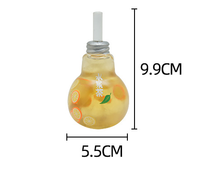 Juguete Antiestrés de Silicona RXS, Divertido Juguete Sensorial de Burbujas para Aliviar la Ansiedad, Juguete de Frutas en Forma de Bulbo Suave